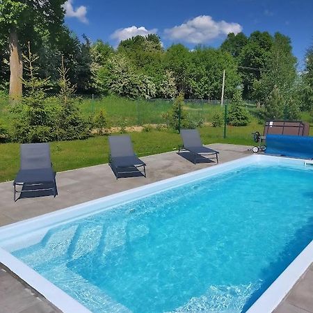 Gospodarstwo Agroturystyczne Z Basenem & Spa I Alpakami Ełk Extérieur photo