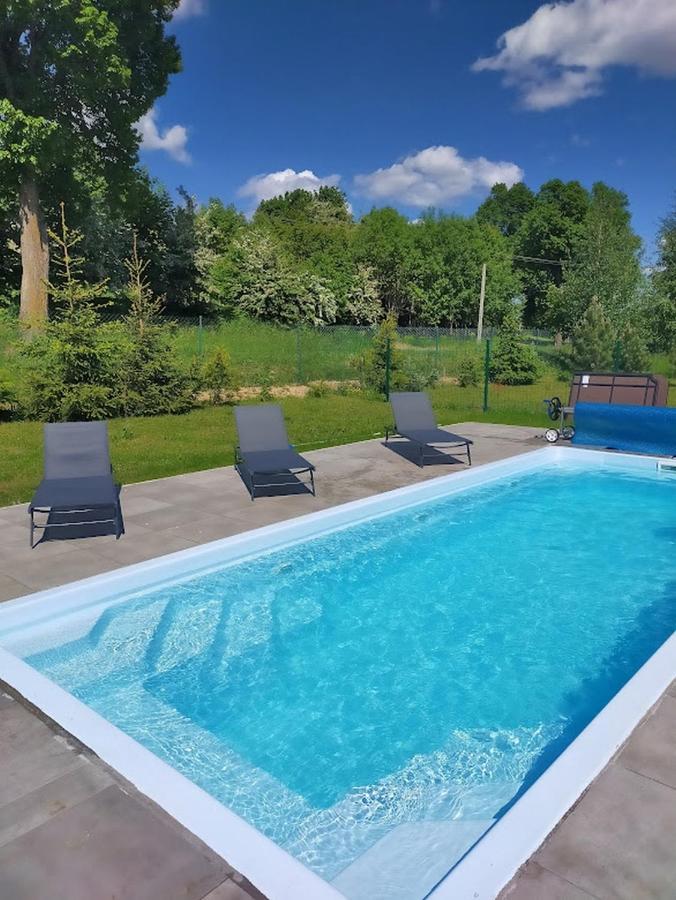 Gospodarstwo Agroturystyczne Z Basenem & Spa I Alpakami Ełk Extérieur photo