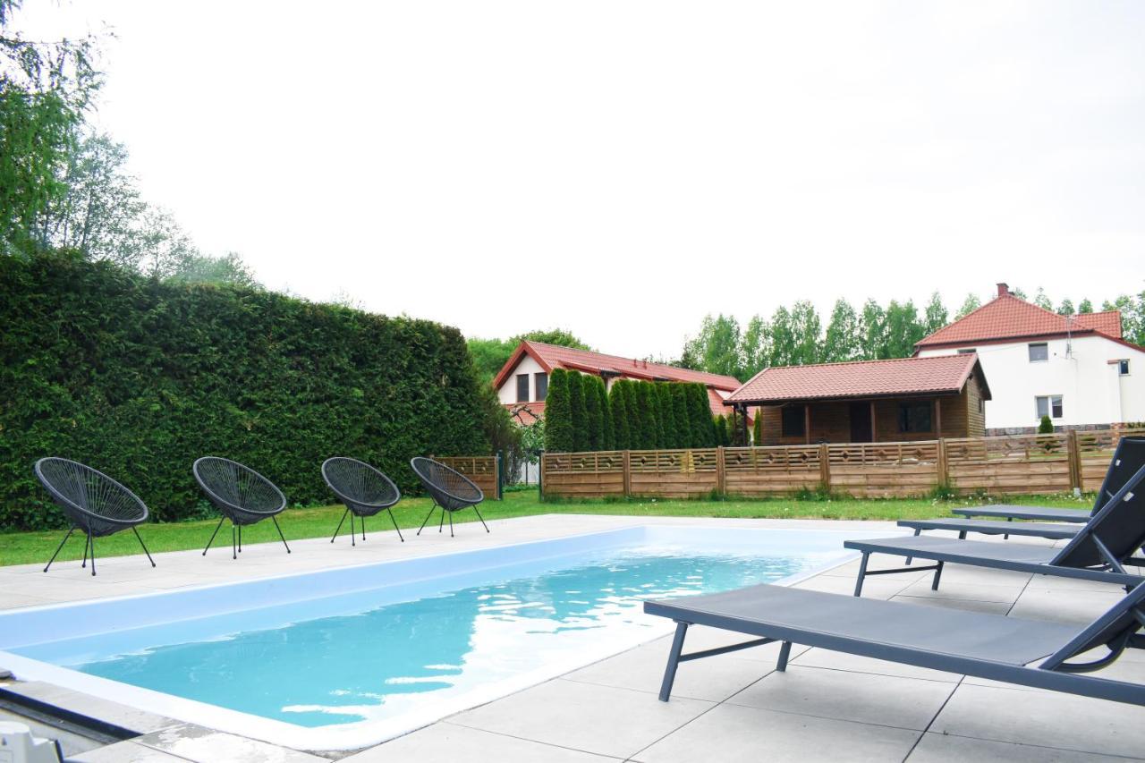 Gospodarstwo Agroturystyczne Z Basenem & Spa I Alpakami Ełk Extérieur photo